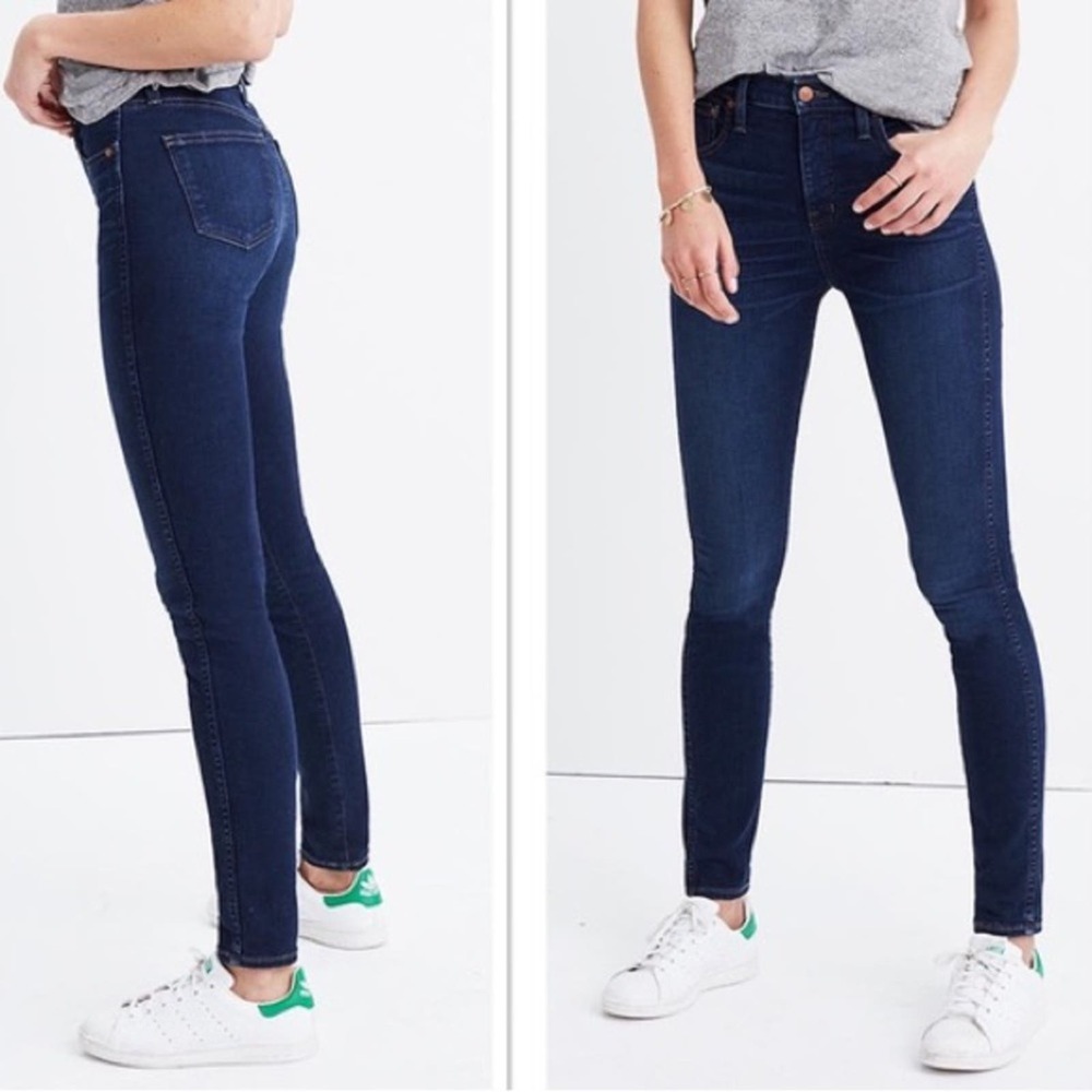 Madewell Women's High Rise Jeans - Dark Blue